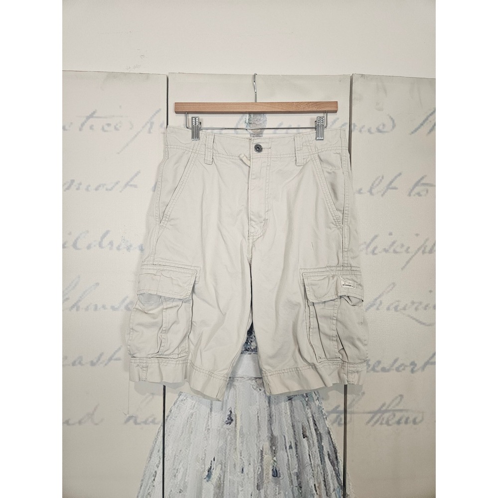 Levi's Cargo Shorts Size 30 Tan Khaki Cotton Utility Gorpcore Workwear Pockets
